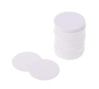 100 pezzi di carta kraft vuota tag amici matrimonio etichetta prezzo biglietto regalo 4 cm biglietti di auguri pensare a voi