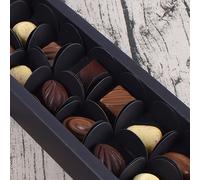 100 pezzi Di Carta Nera Per Cioccolato Piegata In Forma Di Fiore Per La Confezione Di Confetti Di Cioccolato Sacco Regalo Per Matrimonio Festa Tagli UnicaCarta tessile