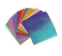 100 pezzi di carta perlescente in carta luccicante di 2 dimensioni perla