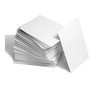 100 pezzi di carte bianche in pvc, carte di base identificative, etichette Nfc, carte d'identità in plastica, biglietti da visita vergini, carte per stampanti di carte d'identità (54 x 85,5 mm)