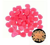 100 pezzi di ciottoli luminosi al buio, pietre luminose in resina per paesaggi, sentieri da giardino, piante in vaso, parchi, decorazioni per acquari, -100 pezzi - 202 pezzi_b