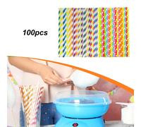 100 pezzi di coni di caramelle a righe in carta per feste, eventi, succhi
