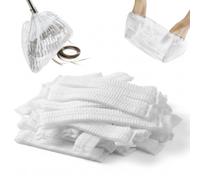 100 pezzi di copertura per scopa usa e getta, elastici, raccogli polvere e capelli, in tessuto non tessuto, strumento di pulizia igienica per pavimenti, di animali domestici, pelucchi, senza bis