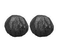 100 pezzi di copri microfono monouso in tessuto non tessuto, accessorio per intervista e palcoscenici KTV. (Nera)