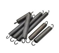 100 pezzi di diametro del filo della molla richiamo tensione gancio aperto 2,0 mm, esterno: 18, molle estensione elicoidale Per Industria(80.0mm)