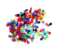 100 pezzi di diametro interno 2 mm 3 mm, fasce per zampe per uccelli, pappagalli, fringuelli, canarini, munias colorati,100 pezzi di anelli,Diametro interno 3 mm