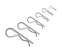 100 pezzi di dimensioni multiple tipo R coppiglie Set coppiglia a molla forma d'onda clip divisa morsetto for capelli trattore for auto Per Auto, Rimorchi E Attrezzature Agricole