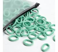 100 pezzi di elastici per capelli per neonati, elastici in cotone per ragazze e bambini, multicolore, piccoli elastici senza cuciture per capelli, per coda di cavallo, per bambini e bambine, elastici
