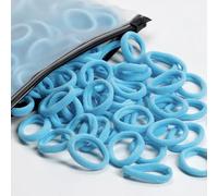 100 pezzi di elastici per capelli per neonati, elastici in cotone per ragazze e bambini, multicolore, piccoli elastici senza cuciture per capelli, per coda di cavallo, per bambini e bambine, elastici