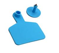 100 pezzi di etichette auricolari vuote, grandi etichette per bovini in TPU,anti-sbiadimento e resistenti al freddo,convenienti per l'identificazione del bestiame e la gestione di bov blu small100pcs