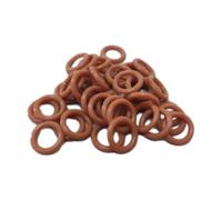 100 pezzi di fasce elastiche in gomma da 8 mm per l'addestramento all'identificazione dei piccioni viaggiatori, forniture per uccelli,Marrone,Taglia unica