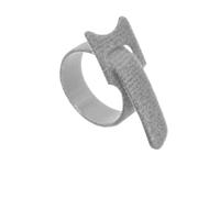 100 pezzi di fascette fermacavi in nylon con cordino regolabile, cinghie di gestione, gancio e passante, organizer riutilizzabile Organizzatore Cavi(Gray,12x200mm)