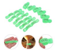 100 pezzi di fascette identificative per polli 001-100 anelli per zampe