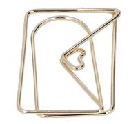 100 pezzi di fermagli metallici for carta, processo galvanizzazione dorata, antiruggine antiscivolo con scatola immagazzinaggio for buste da lavoro Per Memo, Carta, Biglietti