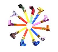 100 pezzi di fischietti in plastica con linguetta for il tifo Per Feste Di Compleanno