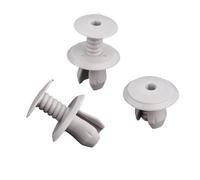 100 pezzi di fissaggio automatico clip di rivestimento del pannello di rivestimento della porta grigia compatibile for VW Volkswagen T4 T5 Transporter Eurovan rivetti in plastica for auto scuri