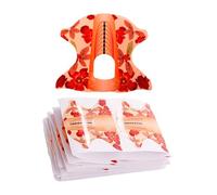 100 pezzi di forme artistiche per unghie, pratiche e amichevoli, forniture per nail art, flessibili, porta carta per allenamento e salone