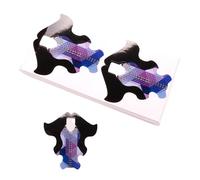100 pezzi di forme artistiche per unghie, pratiche e amichevoli, forniture per nail art, flessibili, porta carta per allenamento e salone