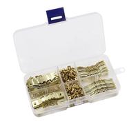 100 pezzi di ganci per appendere la cornice a dente di sega a doppia faccia con