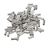 100 pezzi di ghiere in rame non isolate - connettori a crimpare for filo 22-6 AWG, 0,5 mm²-16 mm²(0.5mm²)