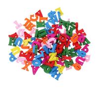 100 pezzi di lettere dell'alfabeto arcobaleno in inglese per bambini che