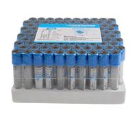 100 Pezzi Di Provette Per La Raccolta Del Sangue Sotto Vuoto, Provette Monouso A Pressione Negativa Sotto Vuoto, Provette Per La Raccolta Del Sangue Anticoagulante Con Citrato Di Sodio 1:9,10ml