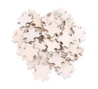 100 pezzi di puzzle di legno incompiuti dei pc/set per il mestiere