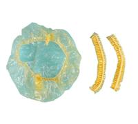 100 pezzi di retine for capelli in plastica elastiche for doccia e bagno for strumento trucco for tatuaggio sopracciglia Per La Casa,E Il Viaggio(Yellow)