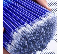 100 pezzi di ricariche per penne cancellabili, punta super fine da 0,5 mm, stile stick, multicolore, adatte per bambini da 14+ anni, ricariche di inchiostro gel per una scrittura fluida, per il ritorn