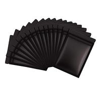 100 pezzi di sacchetto con chiusura a prova di odore richiudibile borsa piatta in lamina per la conservazione degli alimenti per feste (2 x 3 pollici)