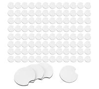 100 Pezzi di Sottobicchieri per Auto Vuoti un Sublimazione, Sottobicchieri 1517