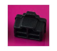 100 pezzi di spina protettiva antipolvere per porta hub Ethernet RJ45 nera