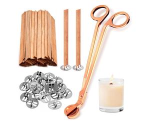 100 Pezzi di Stoppini In Legno Ispessito, Stoppini In Legno per La Fabbrica9692