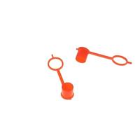 100 pezzi di tappi for raccordi di grasso in polietilene rosso antipolvere for connettori a nipplo con filettatura metrica M6 M8 M10(M6)