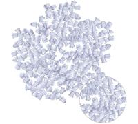 100 Pezzi di Tappi per Le Orecchie di Ricambio in Gomma Trasparente proiettili per Orecchini Morbidi per Orecchini Dadi per Orecchini Clever