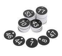 100 pezzi di targhette con numeri, etichette rotonde da appendere per Ristoranti Hotel