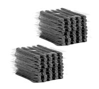 100 pezzi di trapano pneumatico da perforazione,Kit di riparazione pneumatici auto,Kit per pneumatici auto,Nero striscia di riparazione,Adatto per la riparazione di pneumatici per auto,Moto e