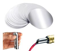 100 Pezzi di Vino Anti-Goccia, Versatore per Vino in Alluminio Riutilizzabile, Anti-Goccia di Vino, Adatto per Bottiglie di Vino, Ristoranti, Hotel, Bar, Club