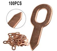 100 Pezzi Estrattore Ammaccattura Anelli for Pois Saldatura Saldatore Auto Corpo
