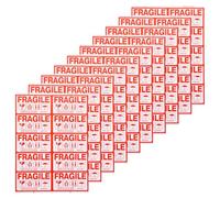 100 Pezzi Etichette Adesive Fragili in Carta Colla | Testo Chiaro, Icone Istruzioni, per Trasloco e Spedizione, Adatte a Vasi in Ceramica e Borse