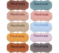 100 Pezzi Etichette Cuori Goffrati in Pelle PU | Decorazione per Scarpe e Sciarpe, Uso Manuale Semplice, Finitura Curata, Accessorio per Artigianato