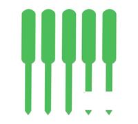 100 pezzi Etichette for piante da giardino in plastica impermeabili Marcatori for vivai Vasi for fiori Segnali for piantine Strumenti for decorazioni fai te per dare un nome alle piante(Green)