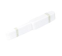 100 pezzi Etichette for piante da giardino Marcatori for vasi ispessiti Vivaio Fiori Erbe in plastica Impermeabile Verdure in vaso per dare un nome alle piante(White)