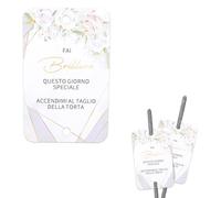 100 Pezzi Etichette Scintille Luminose Matrimonio Gadget,Biglietti Stelline Scintillanti in Cartoncino,Stelle Filanti Scintille per Nozze Sposi Taglio Torta Wedding Bag Matrimonio(Stile 1)