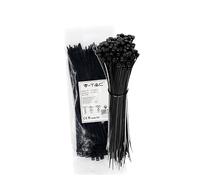 100 Pezzi Fascette in Nylon nere 7,6x300 mm per cablaggi cavi elettrici stringicavo plastica fermacavo