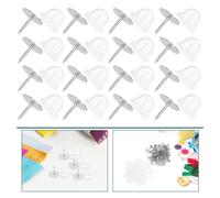 100 Pezzi Fermagli per Spille con Blocco: Ricambi per Spille da Risvolto,