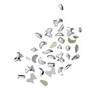 100 pezzi Flatback Nail Diamante Chiodo 3D Cristallo Gemme Gioielli Manicure Nail Decorazione Parte