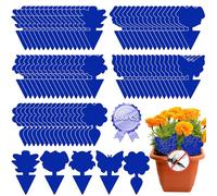 100 Pezzi Flycatcher Innestabile Trappole per Piante Trappole anti Moscerini delle Piante Catturano Esche Adesive Eco Perfetto Contro i Parassiti tripidi Afidi Mosche Bianche in Giardino e sul Balcone