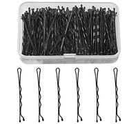100 Pezzi Forcine per Capelli Nero Fermagli per Capelli Mollette per capelli dal design ondulatocapelli aghi con Scatola di Stoccaggio per Donne Ragazze e Parrucchiere