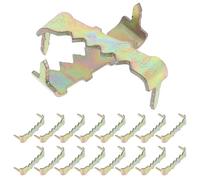 100 Pezzi Ganci per Quadri in Ferro Placcato, Montaggio Facile | Dipinti a Olio e Specchi, Uso Decorativo Domestico e Gallerie, Colore Kaki, Design Versatile